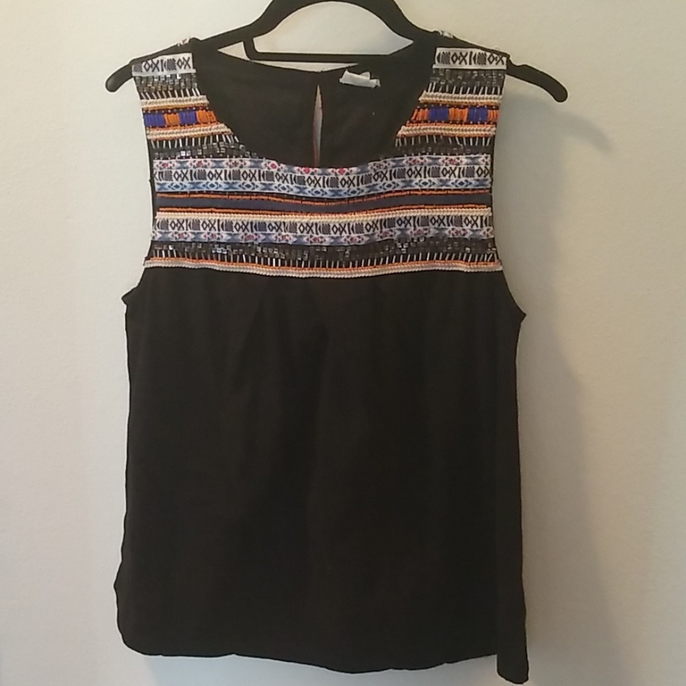 Anthropologie - beaded top